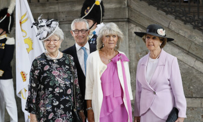 SØSTRE: Her er prinsesse Birgitta med søstrene Désirée og Christina i kronprinsesse Victorias 40-årsdag i 2017. Foto: NTB Scanpix SØSTRE: Her er prinsesse Birgitta med søstrene Désirée og Christina i kronprinsesse Victorias 40-årsdag i 2017. Foto: NTB Scanpix